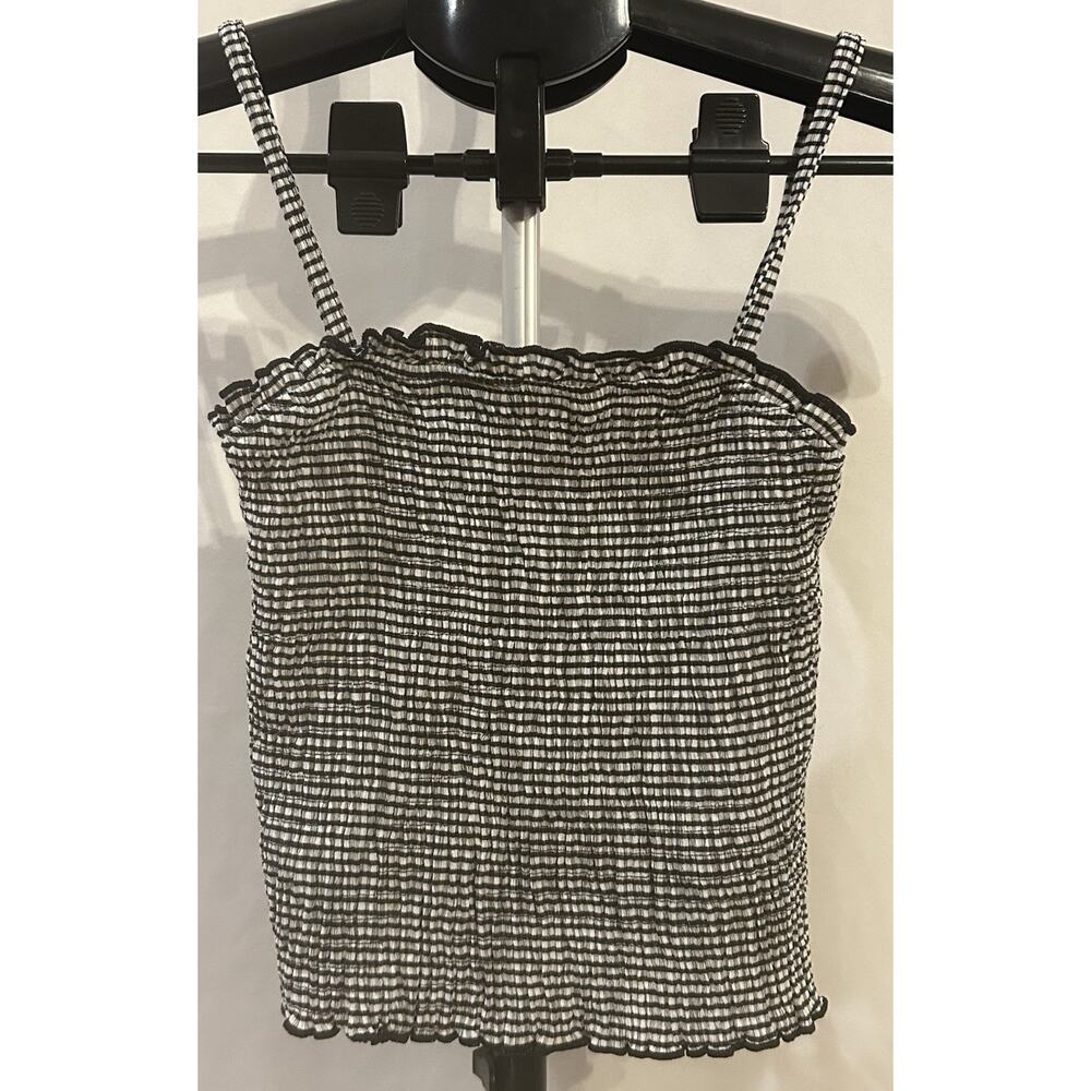 Primark Black and White Gingham set Girls size 9-10Y
